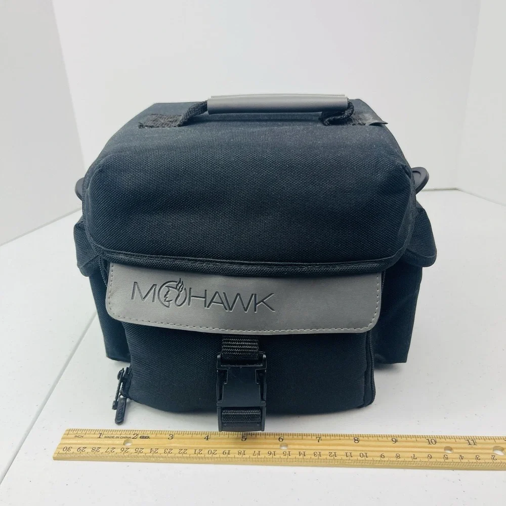Mohawk Camera Bag with Adjustable Shoulder Strap Black Gray 4 Pocket 10x8